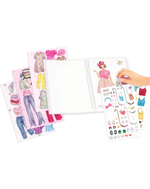 Topmodel Sticker Book Dress Me Up Corgi Shop Online At Papiton