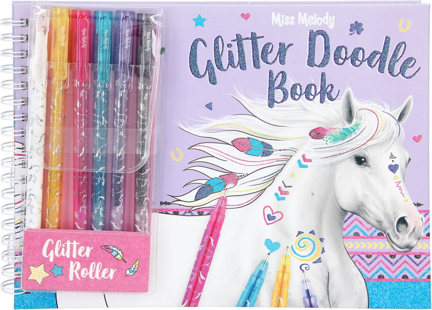 Melody Glitter Book kaufen Miss Doodle Stifte-Set Glitter mit Malbuch 8590