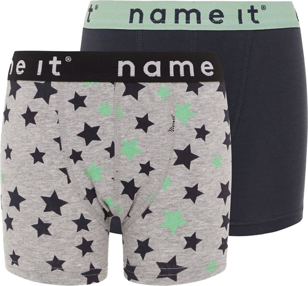 Boxer-Shorts melange NOOS at name shop online it NKMBOXER 2 Set grey of