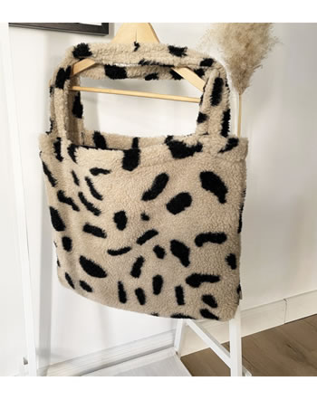 ALWERO Tasche aus Wolle MOM BAG gepard