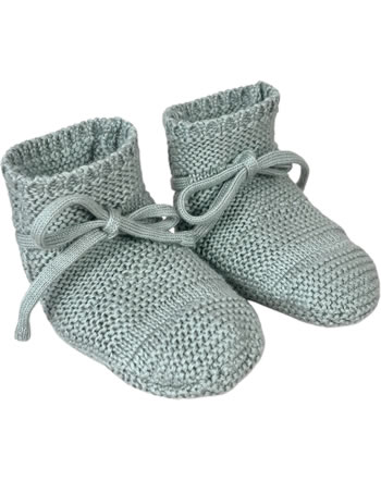 Cosy Roots ORGANIC Strick-Booties dusty blue 140