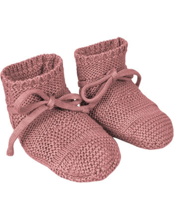 Cosy Roots Chaussures tricotées BIO dusty rose 140