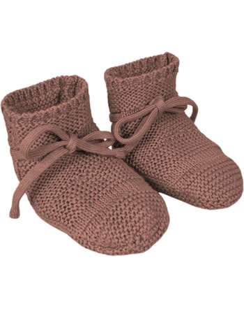Cosy Roots ORGANIC knitted shoes walnut 140