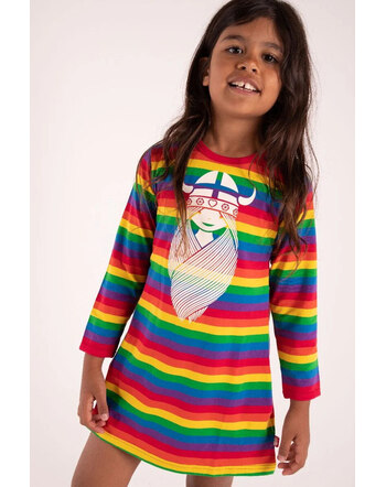 Danefae Robe manches longues NANNA rainbow Freja