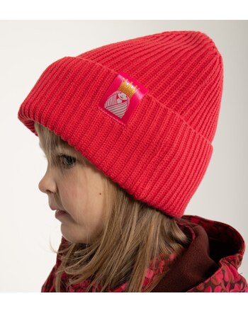 Danefae Mütze/Beanie Daneby aus Baumwolle  - Bright Pink