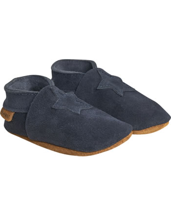 En Fant Wildleder-Schühchen Slipper blue night