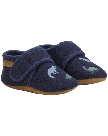 En Fant Wool slippers - Navy