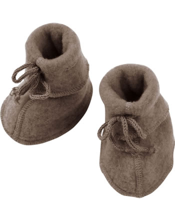 Engel Chaussures bébé avec toison IVN BEST walnut melange