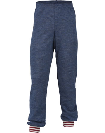 Engel Children Pants long blue melange