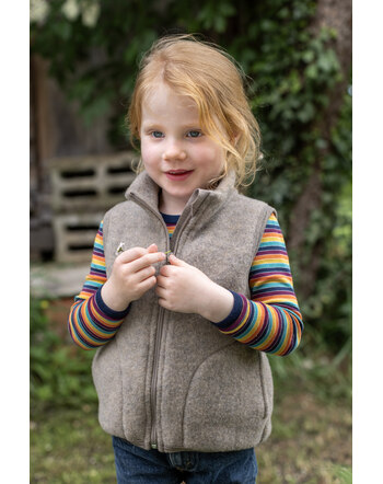 Engel Gilet pour enfants walnut