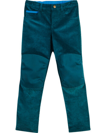 Finkid 5-Pocket Kordhose m. Knie-Besatz KUUSI - Deep Teal