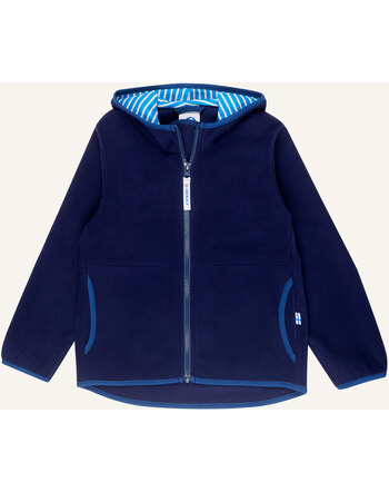 Finkid Essentials Fleecejacke Zip in PAUKKU - Navy/Denim