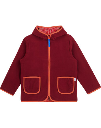 Finkid Veste polaire Zip int TONTTU beet red/fox