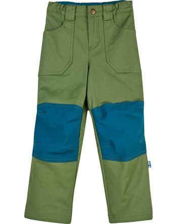 Finkid Gefütterte Hose Canvas KALLE WINTER - Bronze Green