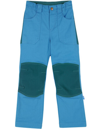 Finkid Pantalon doublé canvas KALLE WINTER mosaic/deep teal