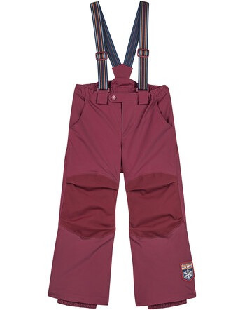 Finkid Gefütterte Winter-Outdoorhose ROMPPA PLUS - Beet Red