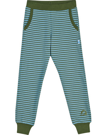 Finkid Leggings Jogginghose JOMPIKUMPI - Smoke Blue/Bronze Green