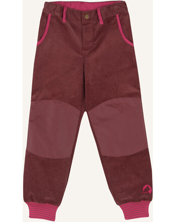 Finkid Corduroy pants KISULI - Sable/Raspberry