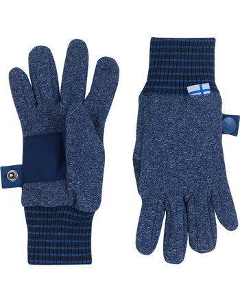 Finkid SORMIKAS Fleece Gloves - Navy