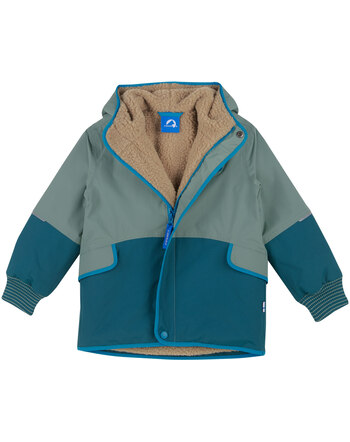 Finkid Winter jacket MOSKA MUKKA green bay/moasic