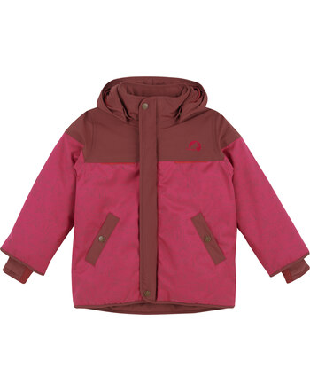 Finkid Winterjacket KOIRA ICE - Raspberry/Sable