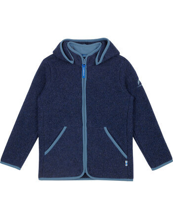 Finkid Zip In Innenjacke Wollfleece LUONTO WOOL - Navy/Dove