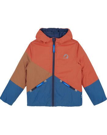 Finkid Zip in Jacket lightly padded SIRKUS - Fox/Real Teal