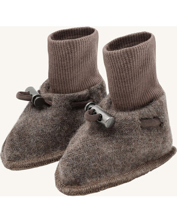 Hust and Claire Baby shoes wool FELICE - beaver