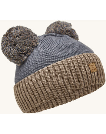 Hust and Claire Bobble hat HCFalke - Ombre blue