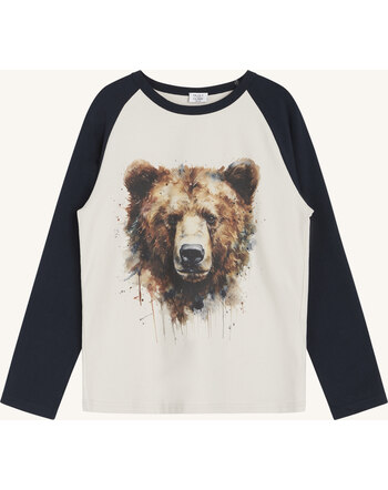 Hust and Claire Longsleeve Bear Face HCAnton GOTS - Navy