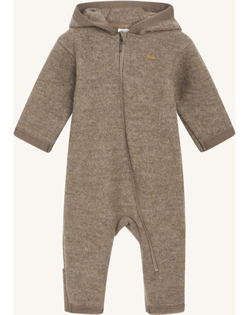 Hust and Claire Hooded Overall wool MADDY - beaver