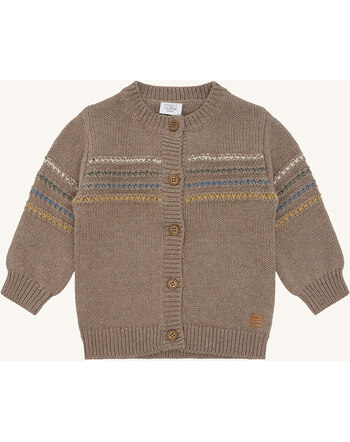 Hust and Claire cardigan HCCHARLI - beaver