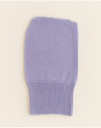 Hvid Balaclava Merino Wool wool - lilac