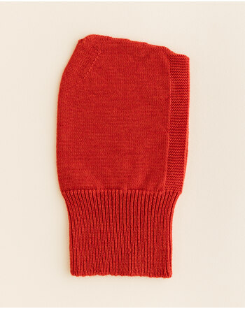 Hvid Balaclava Merino Wool wool - red