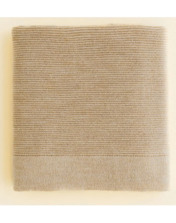 Hvid Blanket Merino wool sand GUST