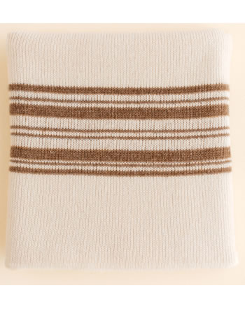 Hvid Blanket Merino wool silver/walnut