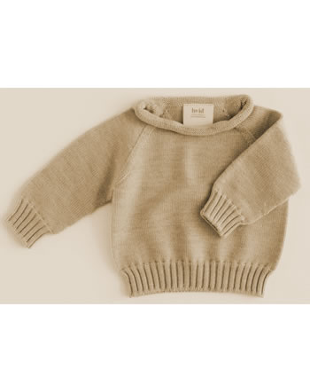 Hvid knitted sweater merino wool sand