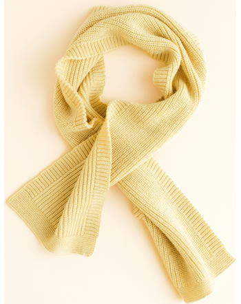 Hvid Strickschal Merinowolle light yellow