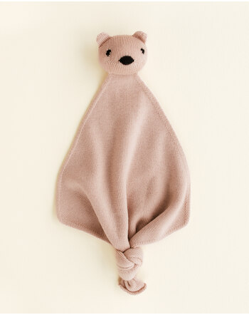 Hvid Teddy Merino wool TOKKI - Apricot