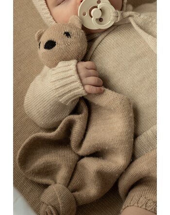 Hvid Teddy Merino wool sand TOKKI