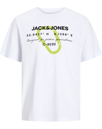 Jack & Jones Junior T-shirt short sleeve JCOTEXT white