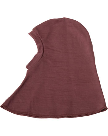 Joha Baby Balaclava Schlupfmütze Merino Wolle bordeaux