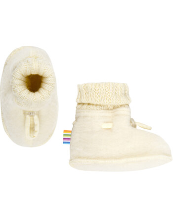 Joha Sleeping Booties merinowool baumrinde - Nature