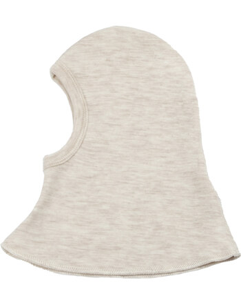 Joha Balaclava aus Merinowolle 2-lagig - Creme