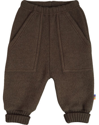 Joha Kids Pants merino wool - dark brown