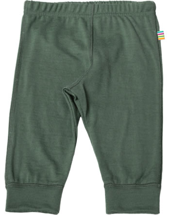 Joha Pantalon enfant Laine mérinos vert foncé