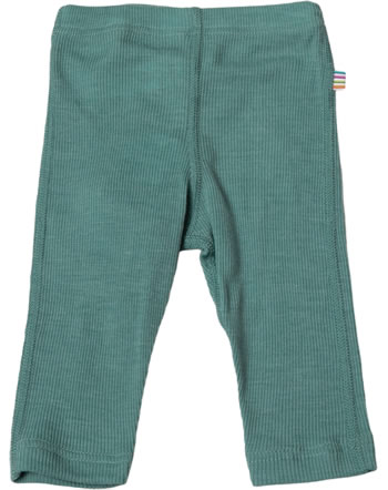 Joha Kids leggings Merino wool/silk blue