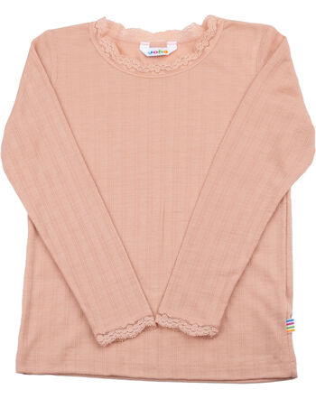 Joha Longsleeve Shirt merino wool/silk peach