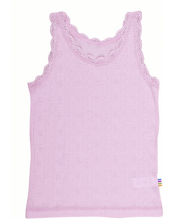 Joha vest merino wool/silk, prime rose