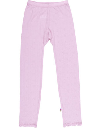 Joha girls Leggings merino wool/silk prime rose